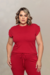 Conjunto Moletinho Calça Joguer Bolsos e Regata com Punho Plus Size - comprar online