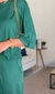 Conjunto Blusa Geométrica com Martingale com Calça Pantalona e Bolsos - Marian Modas