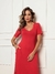 Vestido Longo Com Bolsos e Abertura - comprar online