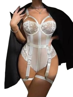 VS39 BODY CON ARO DE ENCAJE Y ARNES - comprar online