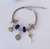 Pulseira ajustável inspiração Pandora com Berloques #106 - comprar online