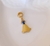 Berloque Vestido Princesa Branca de Neve (Banho Dourado)