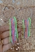 Brinco Carnaval Argola Fios Coloridos