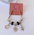 Pulseira ajustável inspiração Pandora com Berloques #108