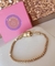 Pulseira para Berloques fecho tambor ímã super forte (Banho Dourado)