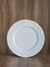 Plato de porcelana blanca x6