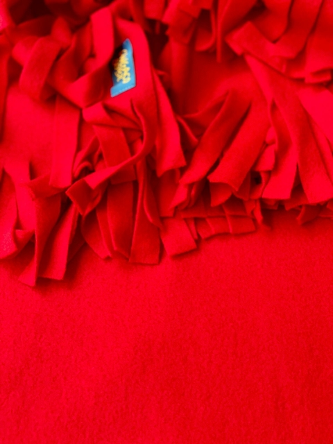 Manta versátil lisa Vermelha