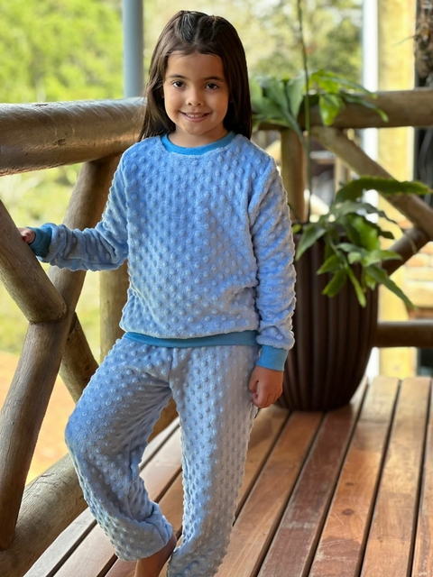 Pijama Infantil Bubble Azul