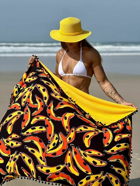 Canga Atoalhada Praia do Bananal II (toalha amarela)