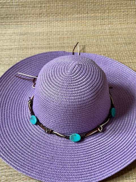 Chapéu de Praia Arpoador Roxo concha