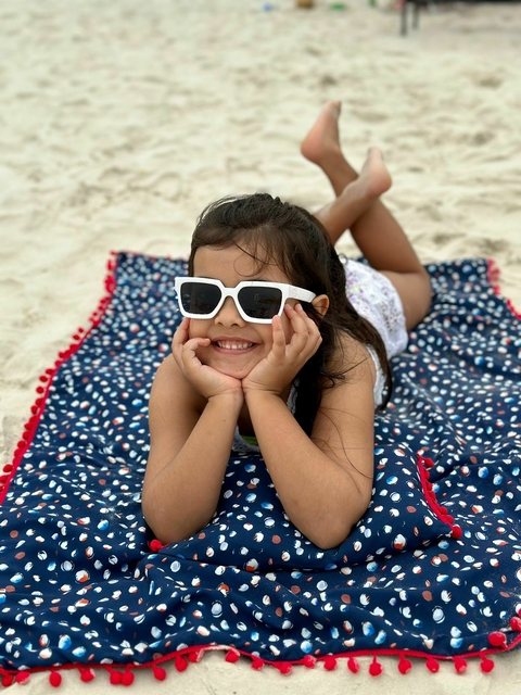 Canga Atoalhada Infantil Praia Águas Belas