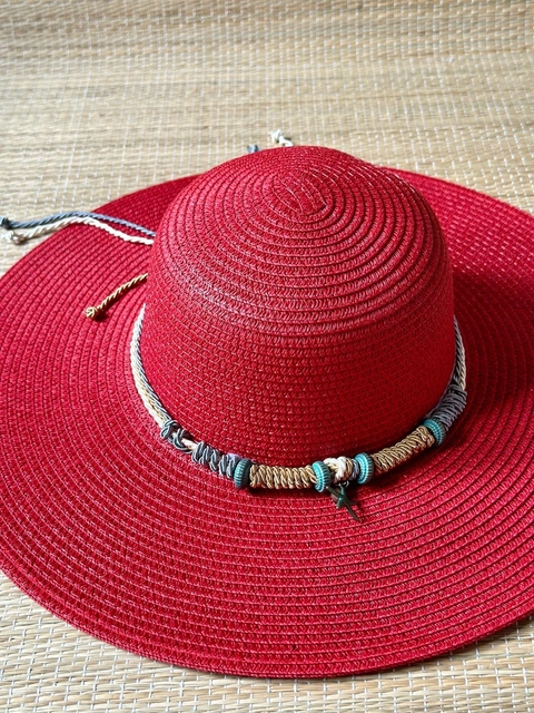 Chapéu de Praia Arpoador vermelho
