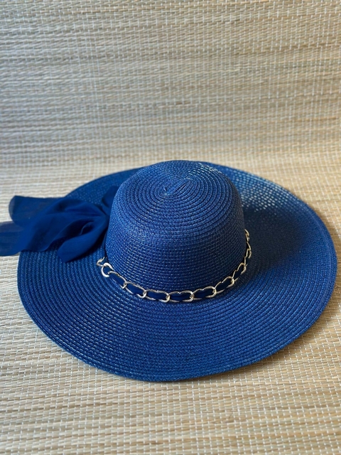Chapéu de Praia Arpoador azul marinho corrente - comprar online