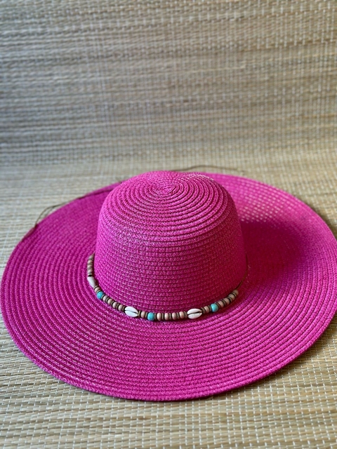 Chapéu de Praia Arpoador Rosa concha - comprar online