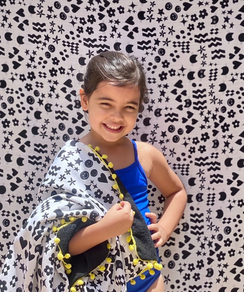 Canga Atoalhada Infantil Barra de Maricá