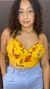 Cropped Estampado na internet