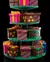 Lembrança do Natal Tree Top Gifts Countdown Containers