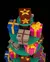 Lembrança do Natal Tree Top Gifts Countdown Containers - Stoodeo