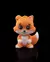 Imagem do Chaveiro Fox in a Pumpkin Keychain Container