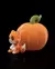 Chaveiro Fox in a Pumpkin Keychain Container - Stoodeo