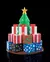 Lembrança do Natal Gift Stack Countdown Containers