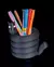 Cachepot porta lapis Goth Cat Desk Set
