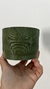 Cachepot Natalino Folhagens Verde