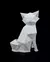 Luminaria Raposa Low Poly Fox Table Lamp