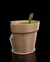 Luminaria Monstera Vase Wall Light na internet