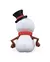 Lembrança do Natal Mr. Frosty na internet