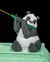Suporte incenso The Panda Flutist Incense Holder - comprar online