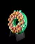 Lembrança do Natal Twinkle Town Wreath Countdown