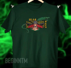 Camiseta Hashirama Senju bordado anime Naruto - loja online
