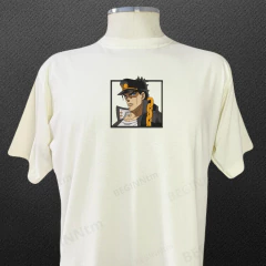 Camiseta Jotaro Kujo bordada Anime Streetwear JoJo's Bizarre Adventure - comprar online