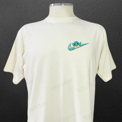 Camiseta Squartle minimalista bordada - loja online