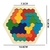 3D Hexagonal Wooden Puzzles para crianças, Brinquedos Educativos, Pré-escolar - Loja Kaimar Plus   