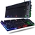 Kit Teclado Gamer Semi Mecânico, USB, RGB, 3200DPI, PC na internet