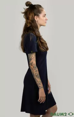 Vestido Malha Piquet - Azul - loja online