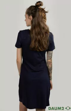 Vestido Malha Piquet - Azul - DAUM2 BRASIL