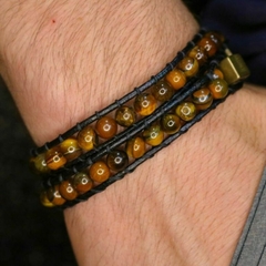 Pulseira de Pedra Maresia - Olho de Tigre