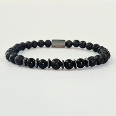 Pulseira de Pedras N.º 6 - Vulcânicas e Onix