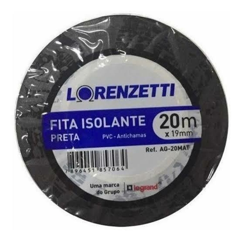 Fita isolante Lorenzetti 5m x19mm