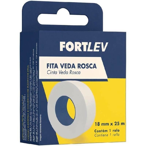 Fita veda rosca Fortlev 18mmx25m