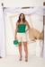Bermuda com Bolso Falso em Viscolinho - Flora - comprar online