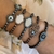PULSEIRA SHAMBALA MÃO DE HANSA PRATA925 RODINADA - loja online