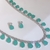 CONJUNTO COLAR RIVIERA E BRINCO RÓDIO BRANCO 40 cm na internet