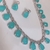 CONJUNTO COLAR RIVIERA E BRINCO RÓDIO BRANCO 40 cm - Vix joias e pratas