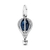 BERLOQUE BALÃOZINHO CRISTAL AZUL PRATA925