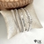 PULSEIRA MODELO PIASTRINE PRATA925 20 cm - comprar online