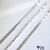 PULSEIRA MODELO PIASTRINE PRATA925 20 cm - Vix joias e pratas